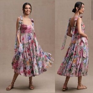 Anthropologie BHLDN Geisha Designs Isabella Floral Dress